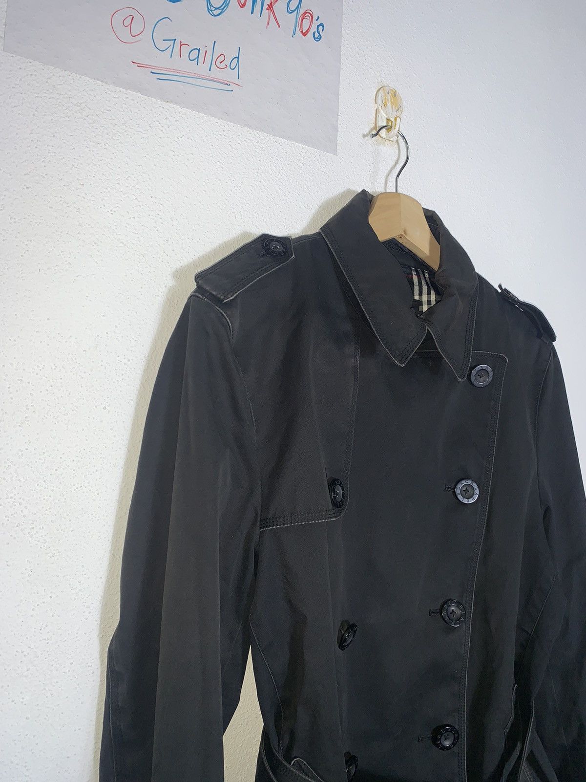 Burberry Black store Label Long Jacket