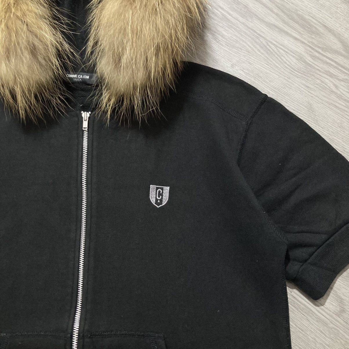 20471120 2000s Comme Ca Ism Short Slevee Fur Ziphoodie Punk Style Size US S / EU 44-46 / 1 - 4 Thumbnail