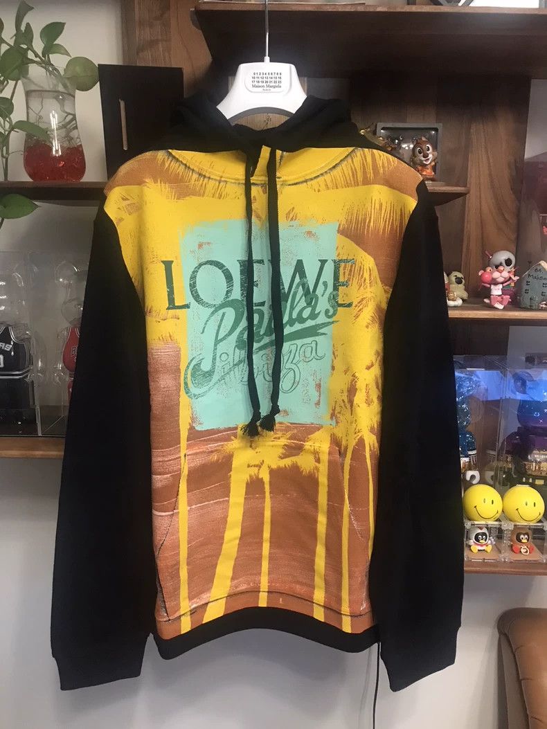 Loewe LOEWE Palm tree pattern with letters hoodie Size L / US 10 / IT 46 - 1 Thumbnail