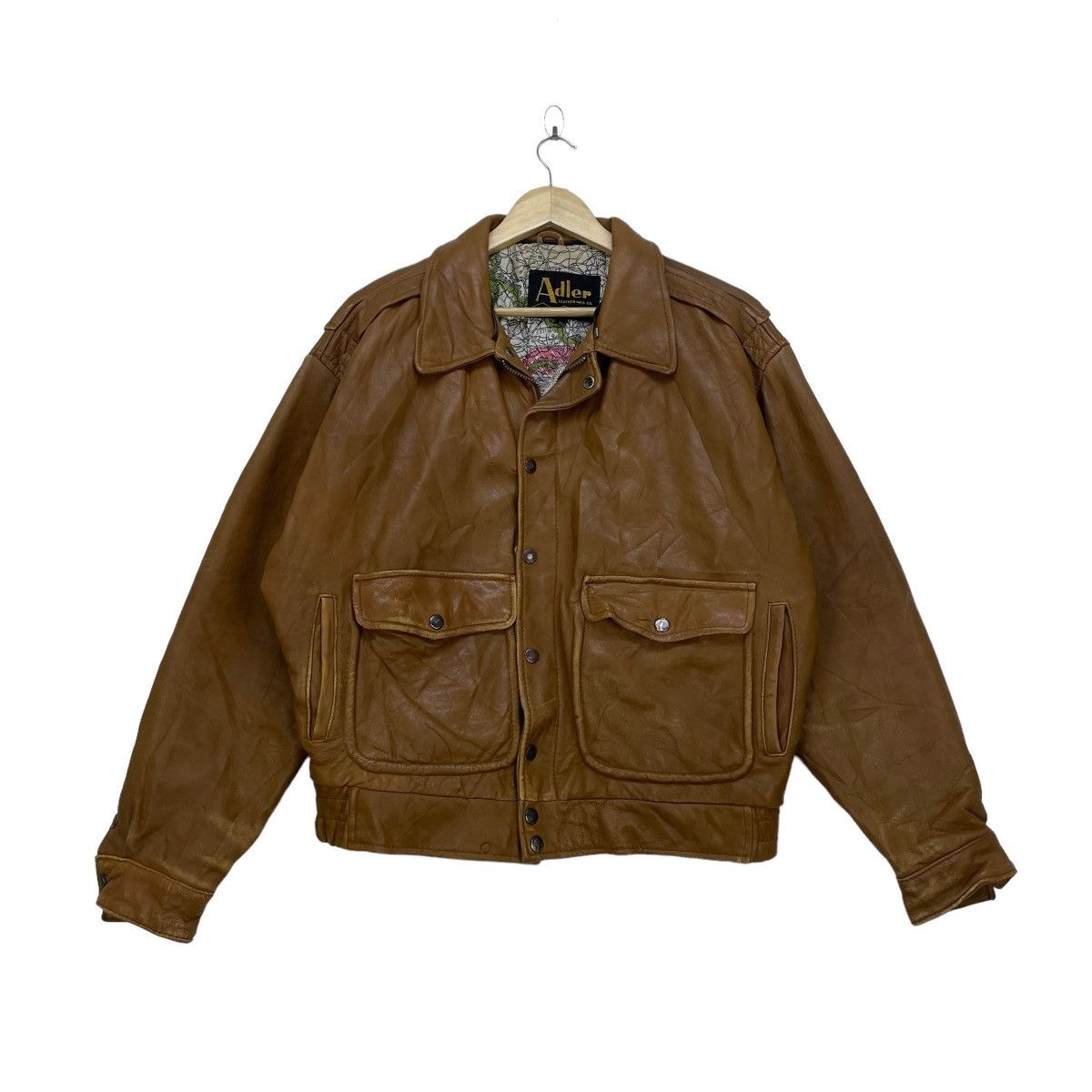 Aviator Nation × Vintage Japanese Brand Adler Leather MfG Style In Califonia Size US M / EU 48-50 / 2 - 1 Thumbnail