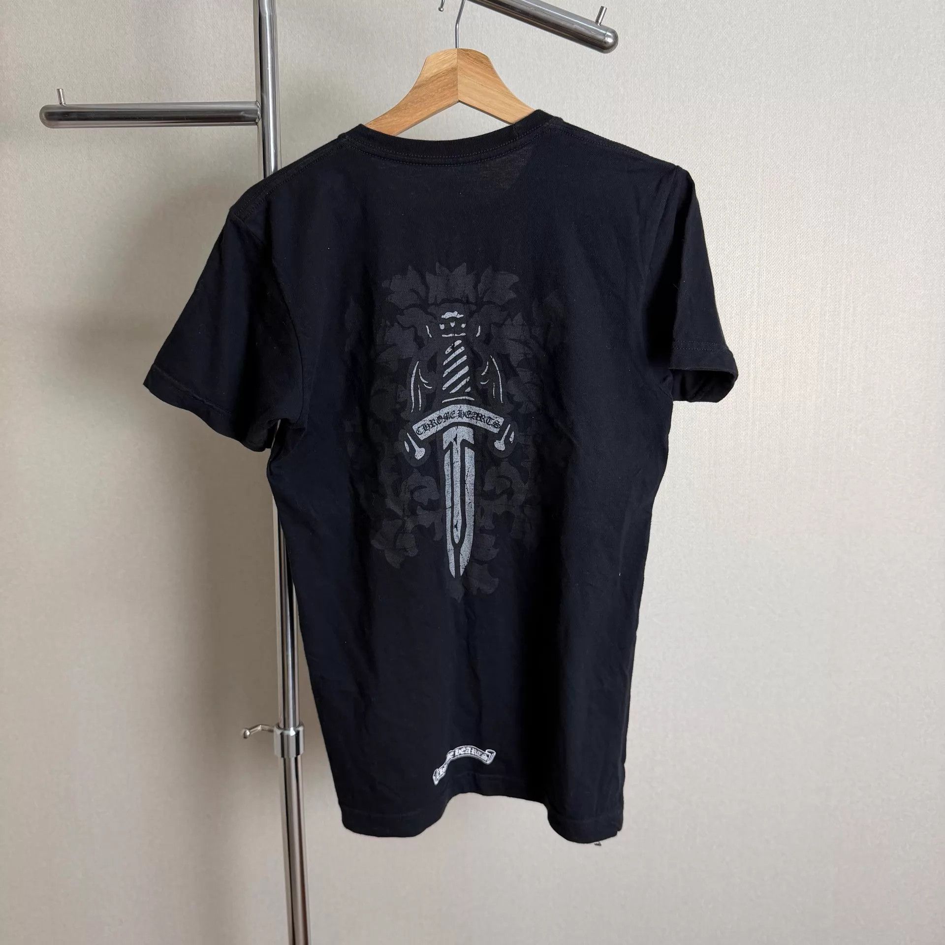 Chrome Hearts CH Black Sword Vine Pattern Short-Sleeve Tee S Size US S / EU 44-46 / 1 - 5 Thumbnail