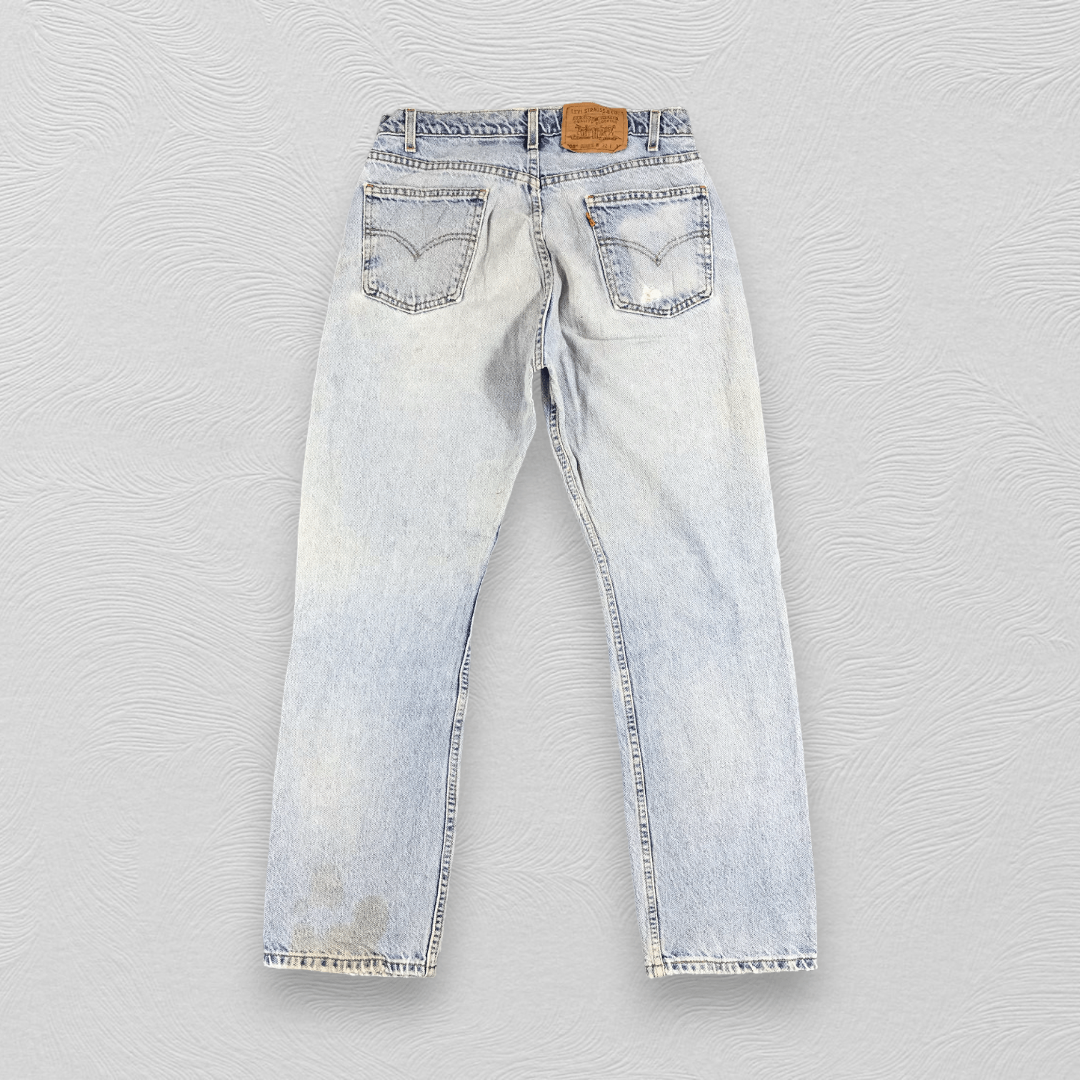 Levi's Vintage Levi's 505 Jeans Orange Tab Distressed Denim KJ240 Size US 31 - 2 Thumbnail