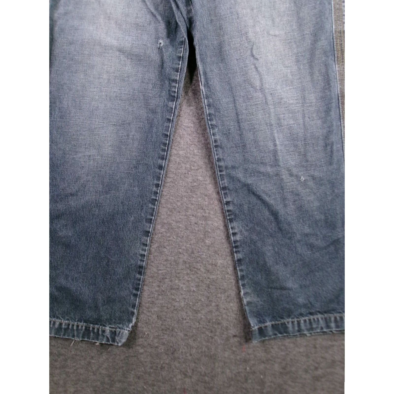 Denime Raider Jeans Mens 38 Relaxed Cargo Pocket Distressed Blue Denim Jeans Article 100% Cotton Size US 38 / EU 54 - 4 Thumbnail