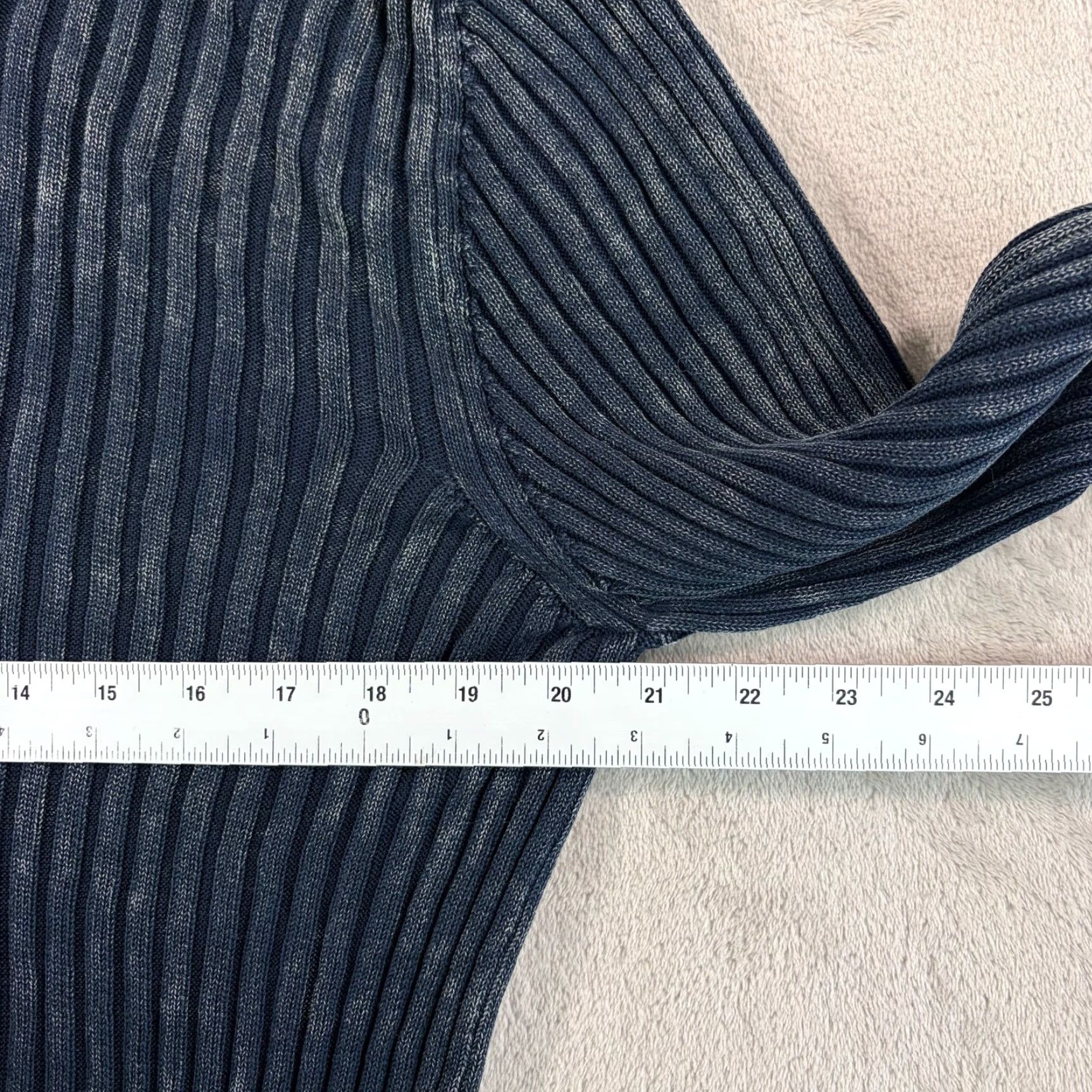 John Varvatos John Varvatos Bernard Ribbed Crew Sweater in Velvet Wash Men 2XL NWOT Size US XXL / EU 58 / 5 - 6 Thumbnail