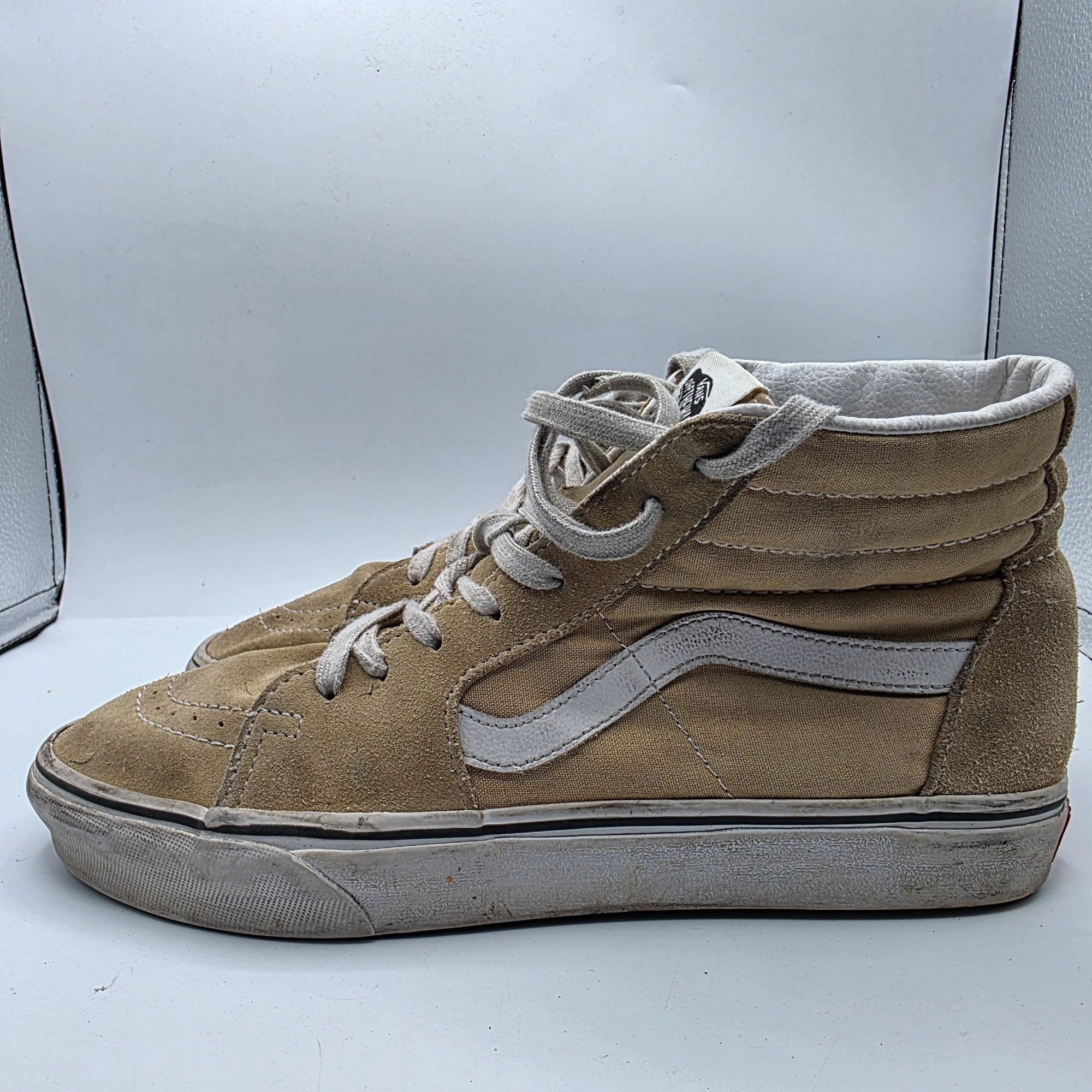 Vans Vans Sk8 Hi Mens Size 9 Mustard Yellow Sneaker Shoes Casual Size US 9 / EU 42 - 13 Thumbnail