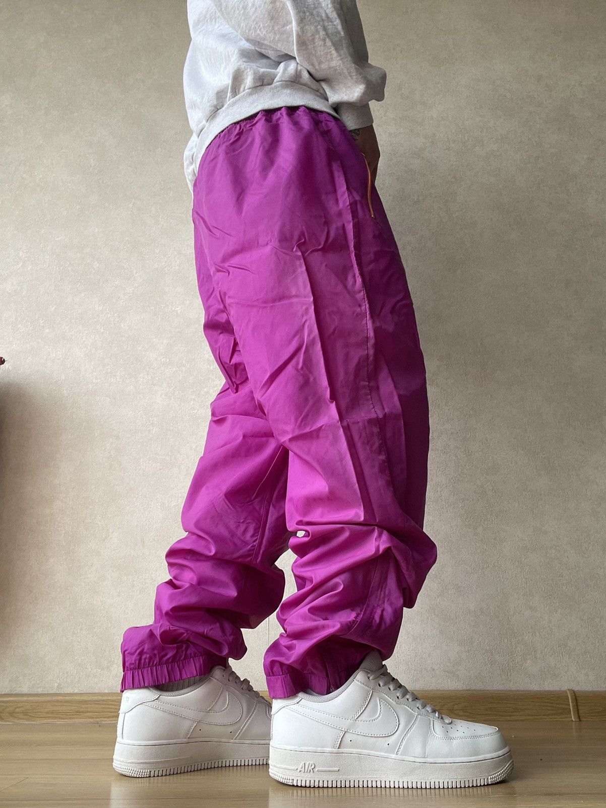 Nike 80s Vintage Nike Swoosh Baggy Track Pants Size L Size US 40 / EU 56 - 7 Thumbnail