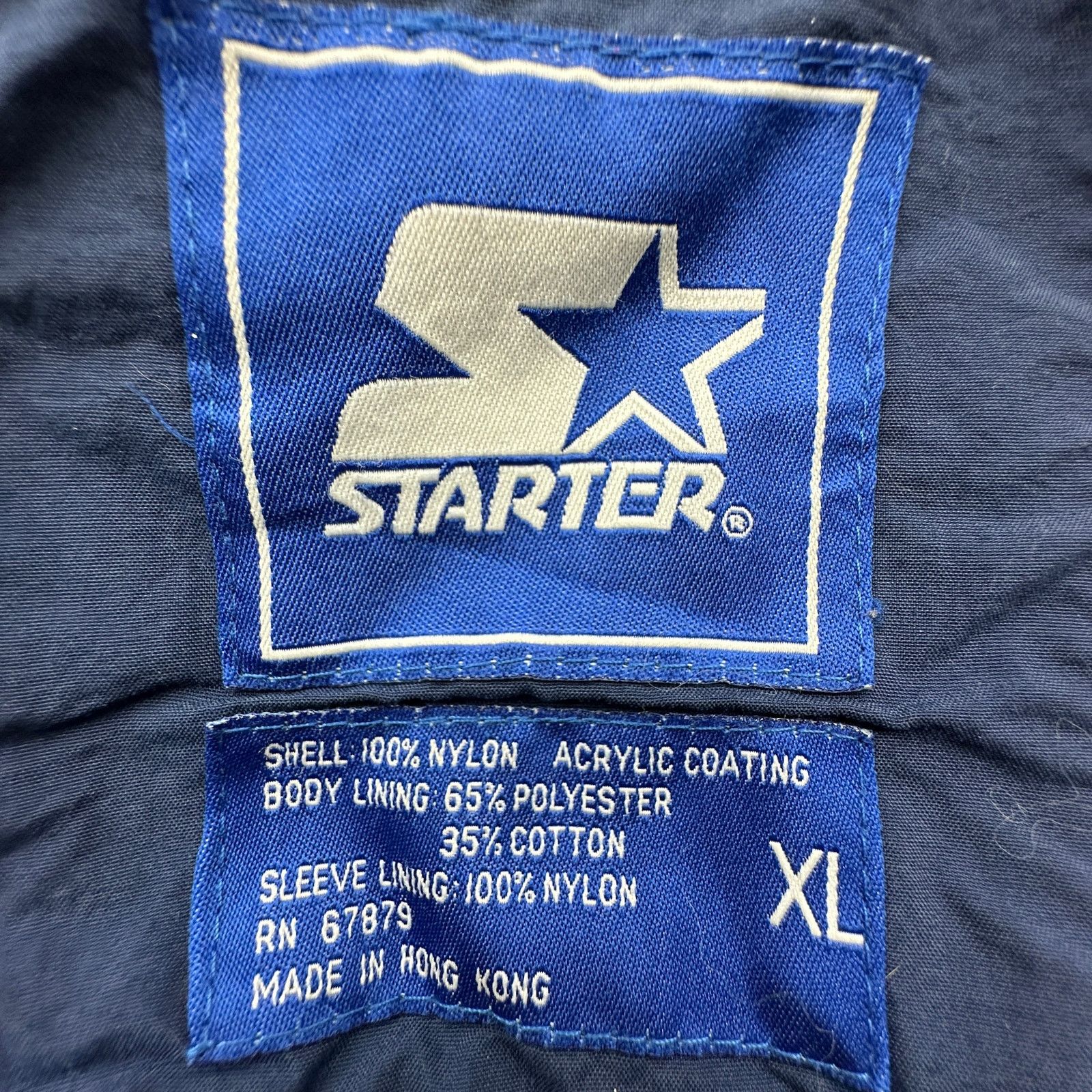 Starter Vintage 90s Starter Syracuse Windbreaker Jacket Men XL Navy Size US XL / EU 56 / 4 - 3 Thumbnail