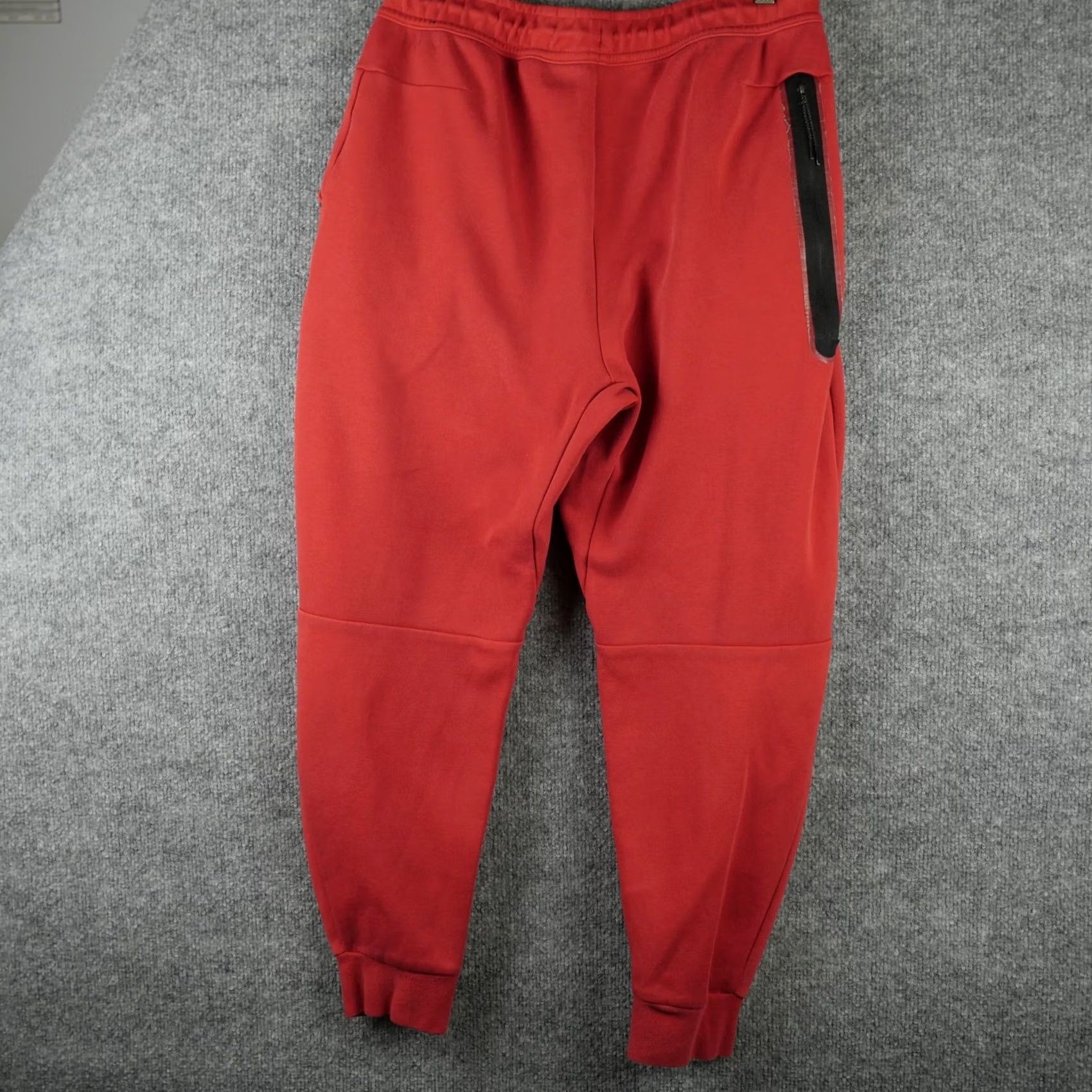 Nike Nike Tech Fleece Pants Mens M Red Jogger Sweatpants with Zip Pocket CU4495-657 Size US 31 - 5 Thumbnail