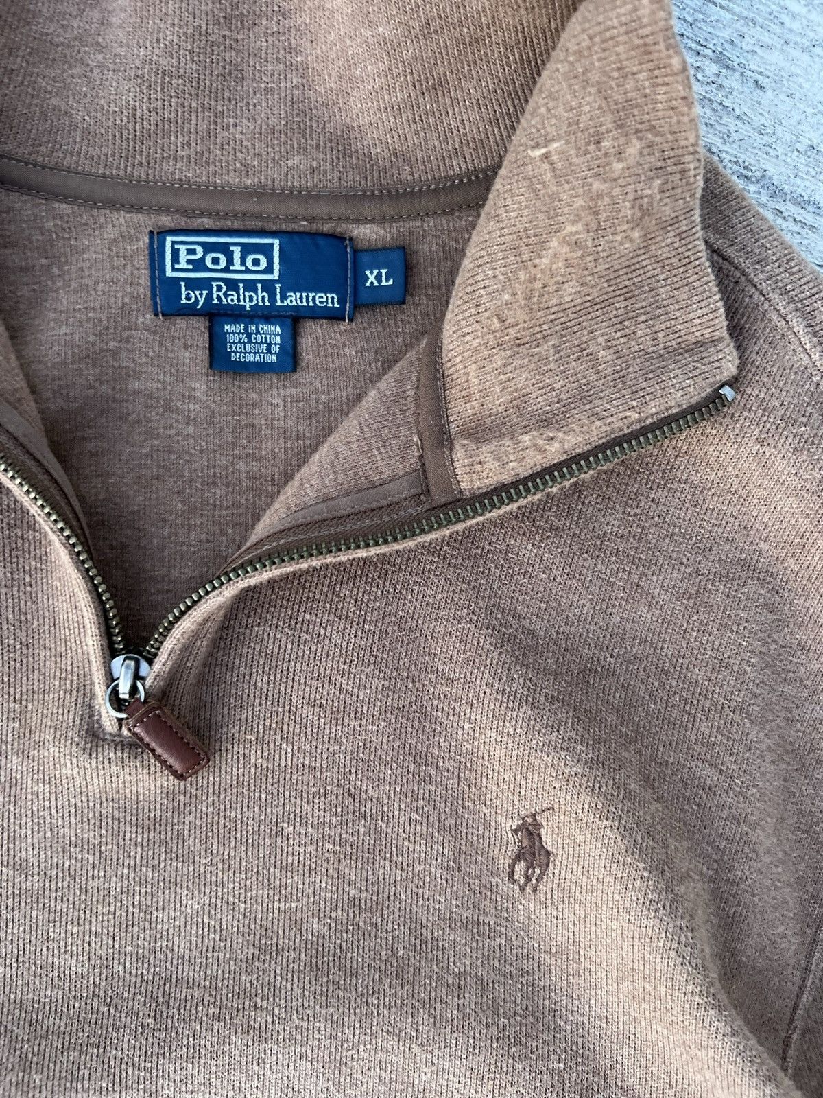 Ralph Lauren × Vintage Vintage Ralph Lauren 1/4 zip sweater old money Size US XL / EU 56 / 4 - 9 Thumbnail