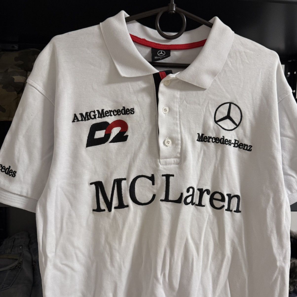 Mercedes-Benz Vintage Mercedes Benz McLaren AMG Polo Tee Size US L / EU 52-54 / 3 - 2 Thumbnail