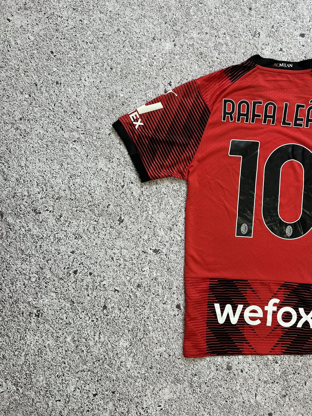 Puma Puma Milan Rafa Leao Home 2023 2024 Soccer Jersey BOOTLEG Size US L / EU 52-54 / 3 - 7 Thumbnail