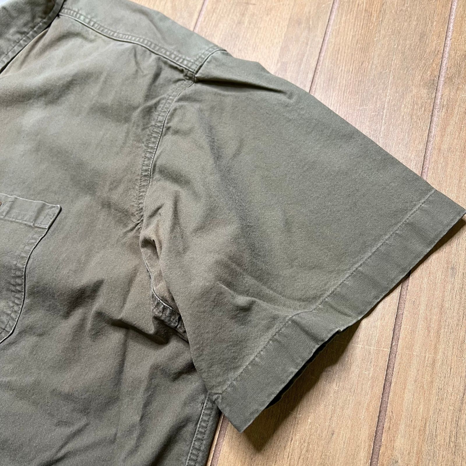 Carhartt Vintage Carhartt Shirt Men 2XL Green Pocket Canvas Outdoor Size US XXL / EU 58 / 5 - 7 Thumbnail