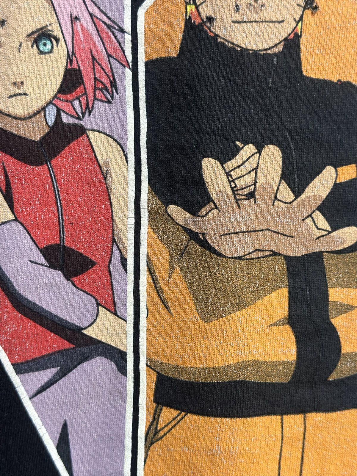 Anime Thrashed Naruto Shippuden Faded Tee Size US M / EU 48-50 / 2 - 3 Thumbnail