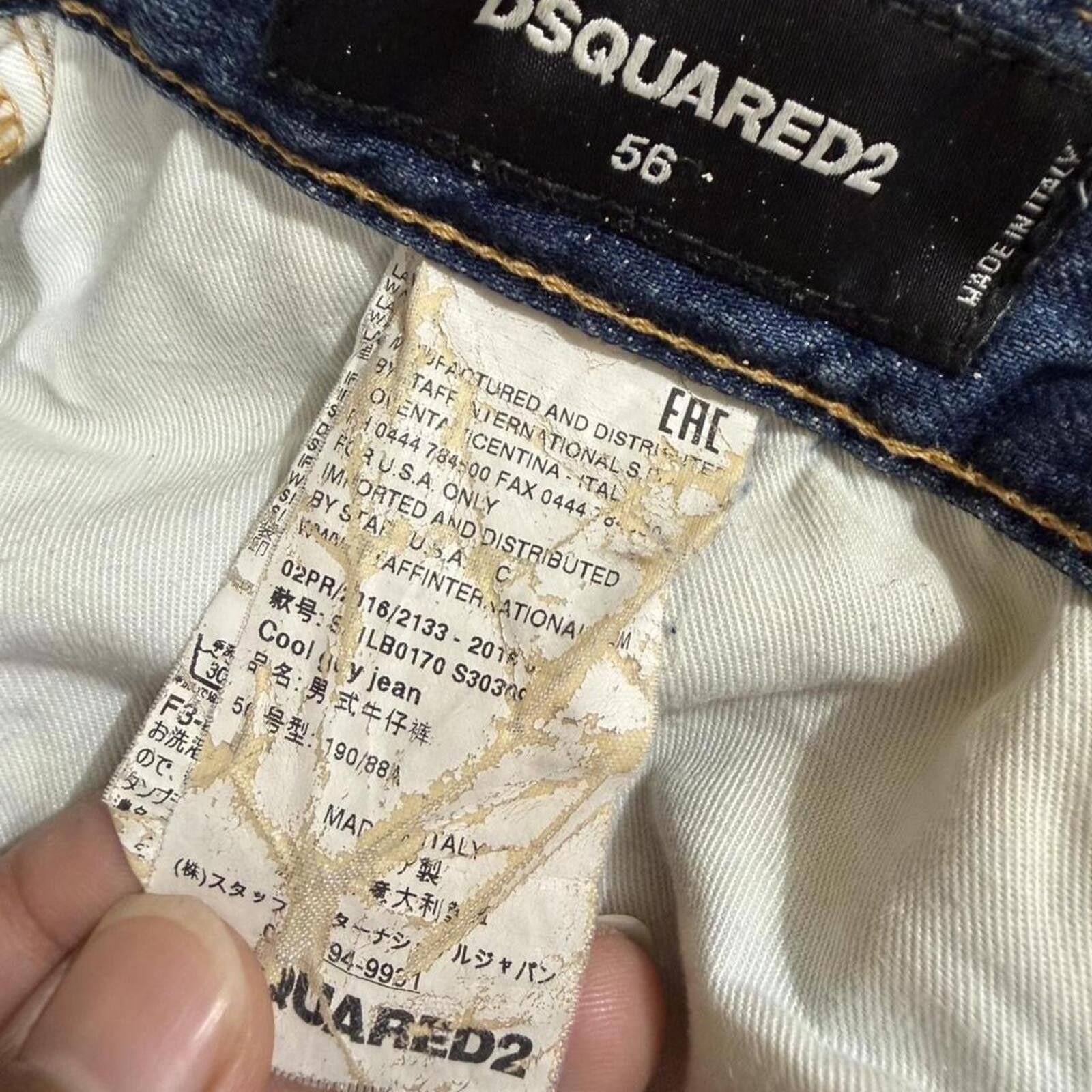 Dsquared2 DSQUARED2 blue jeans with unique design Size US 39 - 7 Thumbnail