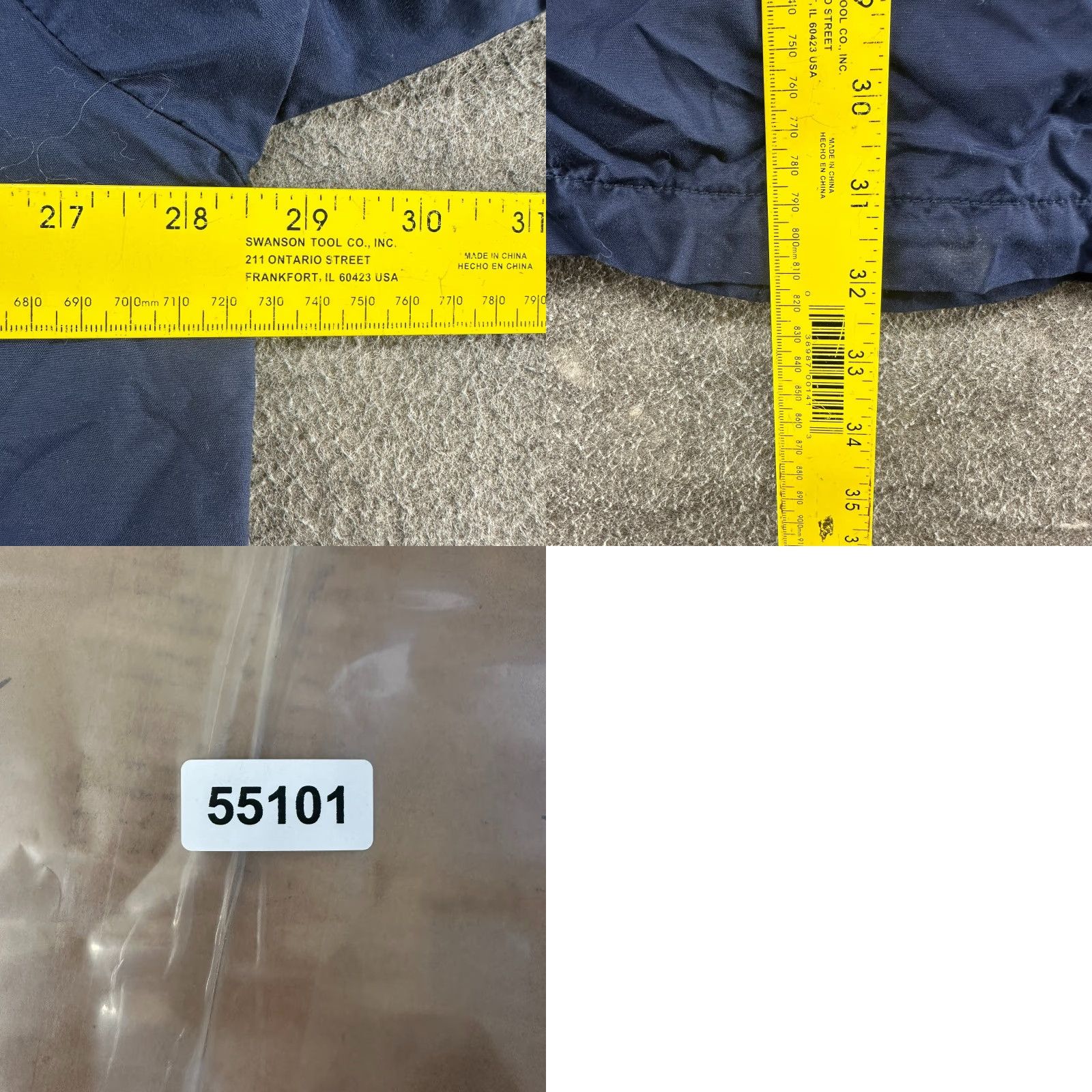 Nike VINTAGE Nike Windbreaker Jacket Men 2XL Blue Navy Full Zip Swoosh Logo Nylon Size US XXL / EU 58 / 5 - 9 Thumbnail