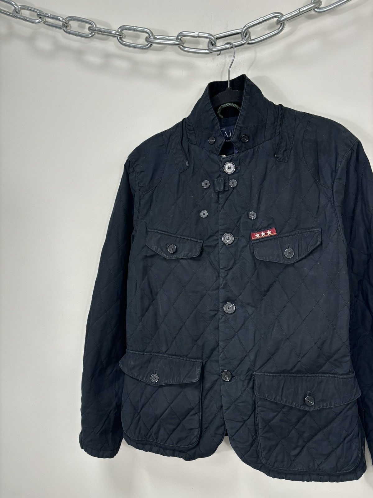 Armani Armani Jeans Men’s Pockets Classic Luxury Quilted Jacket Size US M / EU 48-50 / 2 - 4 Thumbnail
