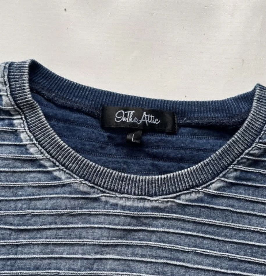 In The Attic Rare In The Attic Washed Striped Tee Size L / US 10 / IT 46 - 4 Thumbnail