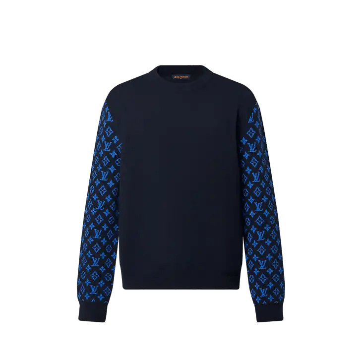 Monogram Mix Cashmere Crewneck
