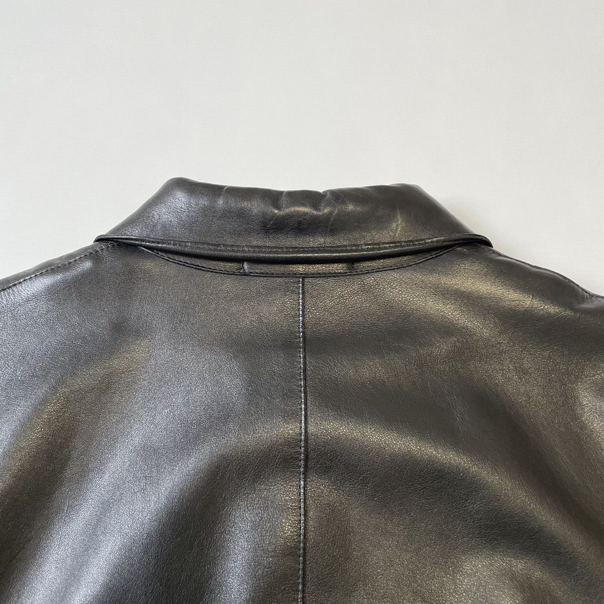 Prada A/W 2000 Black Leather Jacket Size US M / EU 48-50 / 2 - 12 Thumbnail