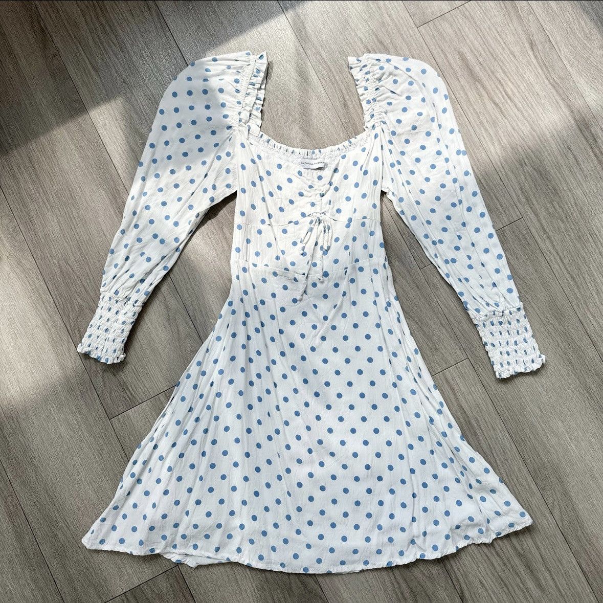 FAITHFULL Faithful the Brand Arianne Mini Dress Maurice Dot Print Size XS / US 0-2 / IT 36-38 - 8 Thumbnail