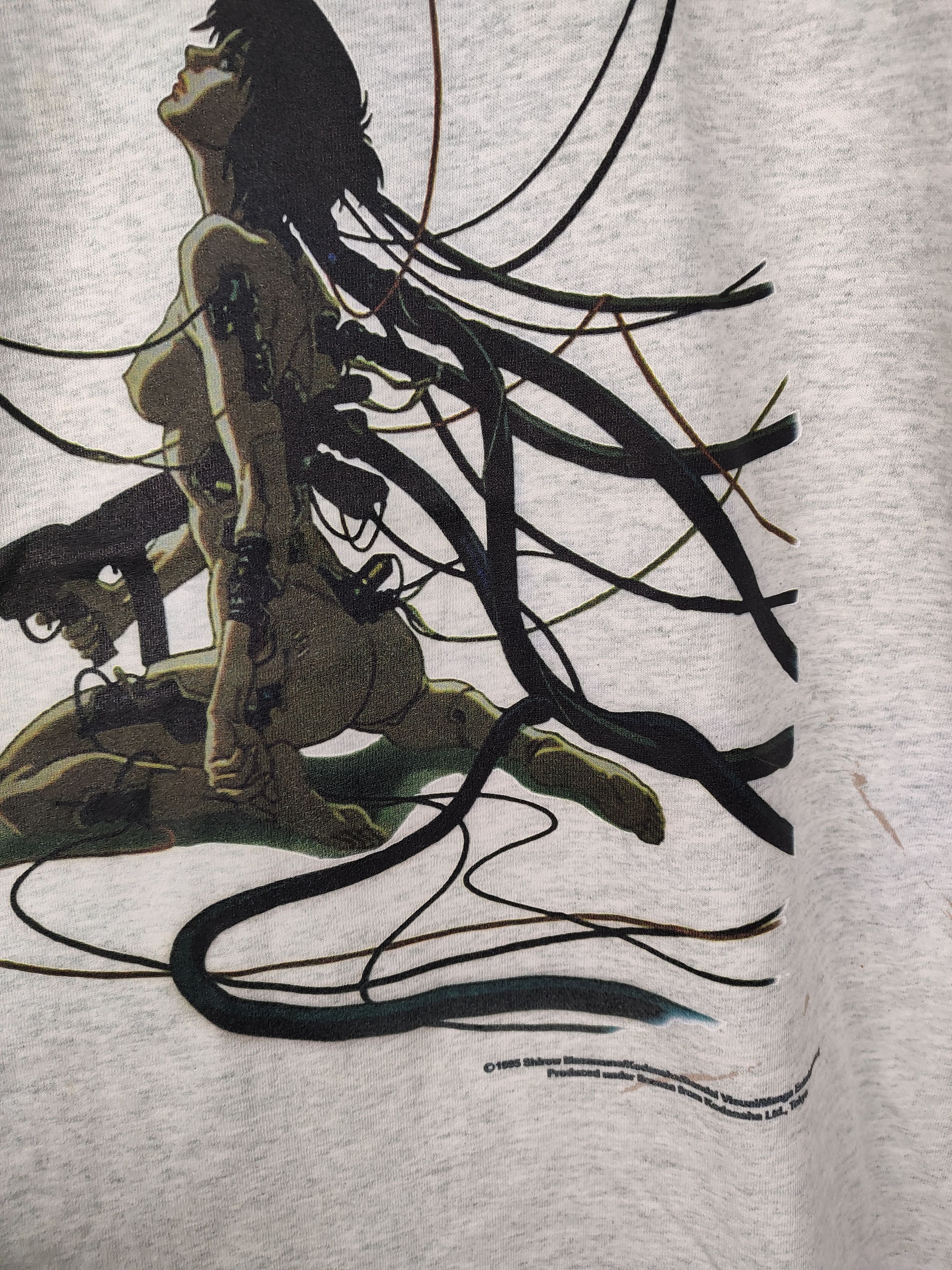 Anime Vintage 90s Ghost in the Shell Anime Shirt Size US XL / EU 56 / 4 - 3 Thumbnail