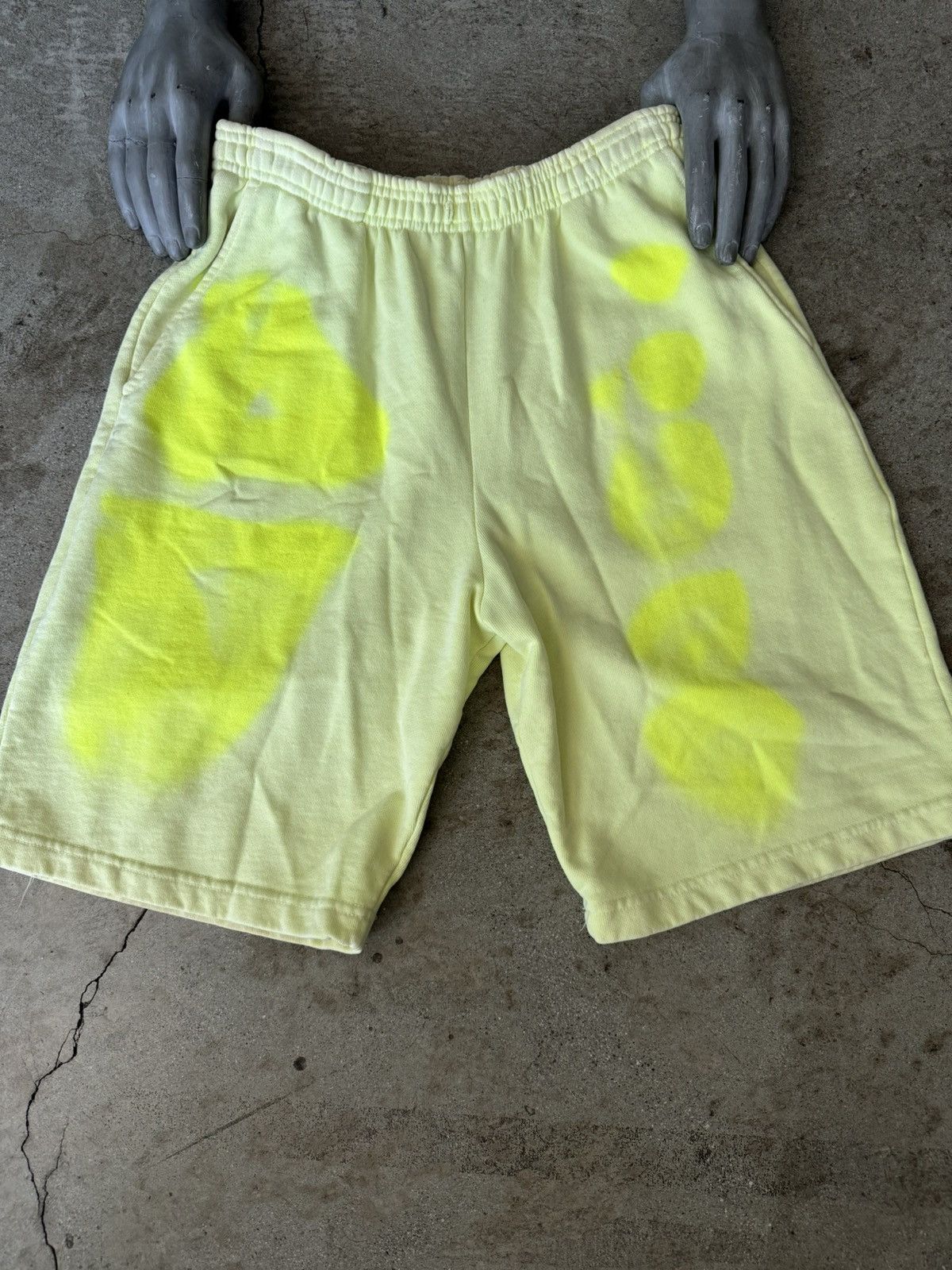 KANYE WEST SUNDAY SERVICE NEON SWEAT SHORTS
