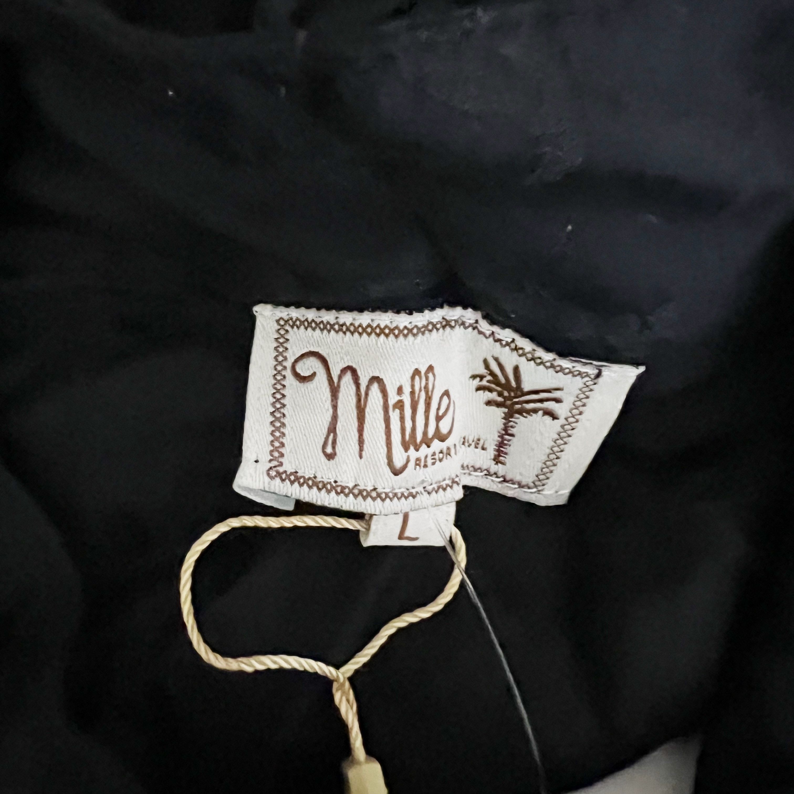 Other NEW Mille Gigi Top Long Sleeve Button Down Size L / US 10 / IT 46 - 2 Thumbnail