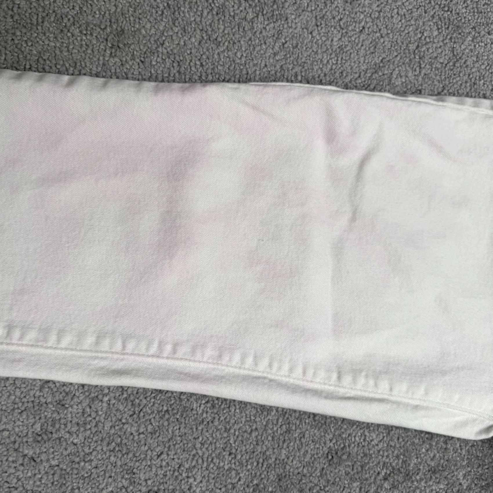 Levi's Levi's 501 Jeans Cropped Mid White Womens W29 XS? Size 29" - 6 Thumbnail