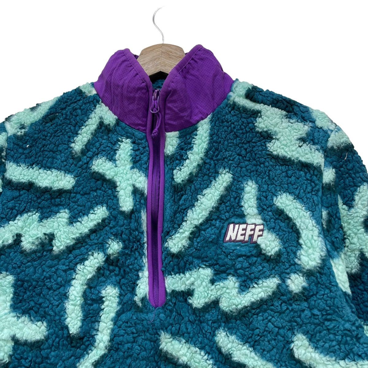 NEFF Neff Full Print Deep Pile Jacket Size US S / EU 44-46 / 1 - 3 Thumbnail