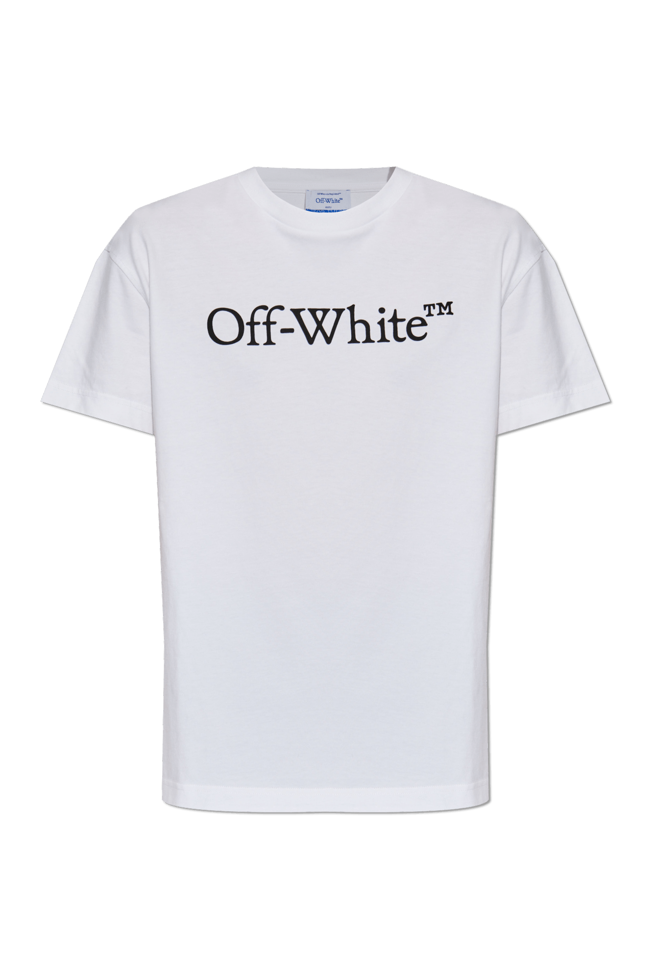 Off-White o1s22i1n0824 Crewneck Short Sleeve T-Shirt in White Size S / US 4 / IT 40 - 1 Thumbnail