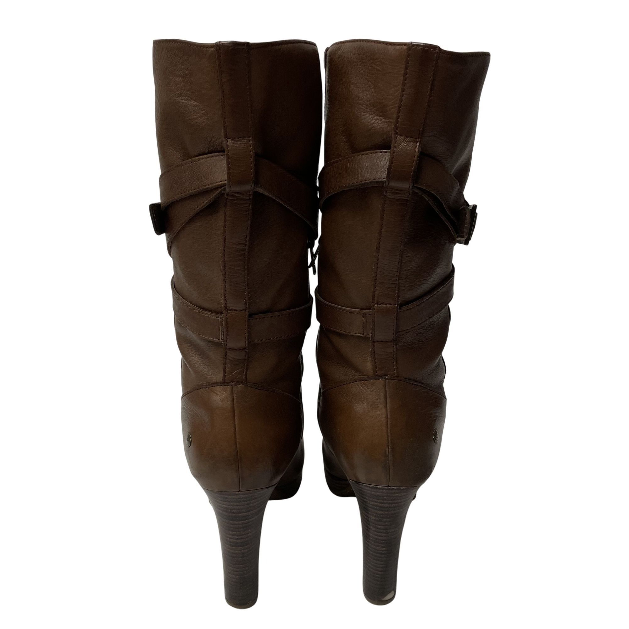 Ugg UGG 1004150 Jardin Leather PLATFORM High Heel Boots Size US 10 / IT 40 - 3 Thumbnail