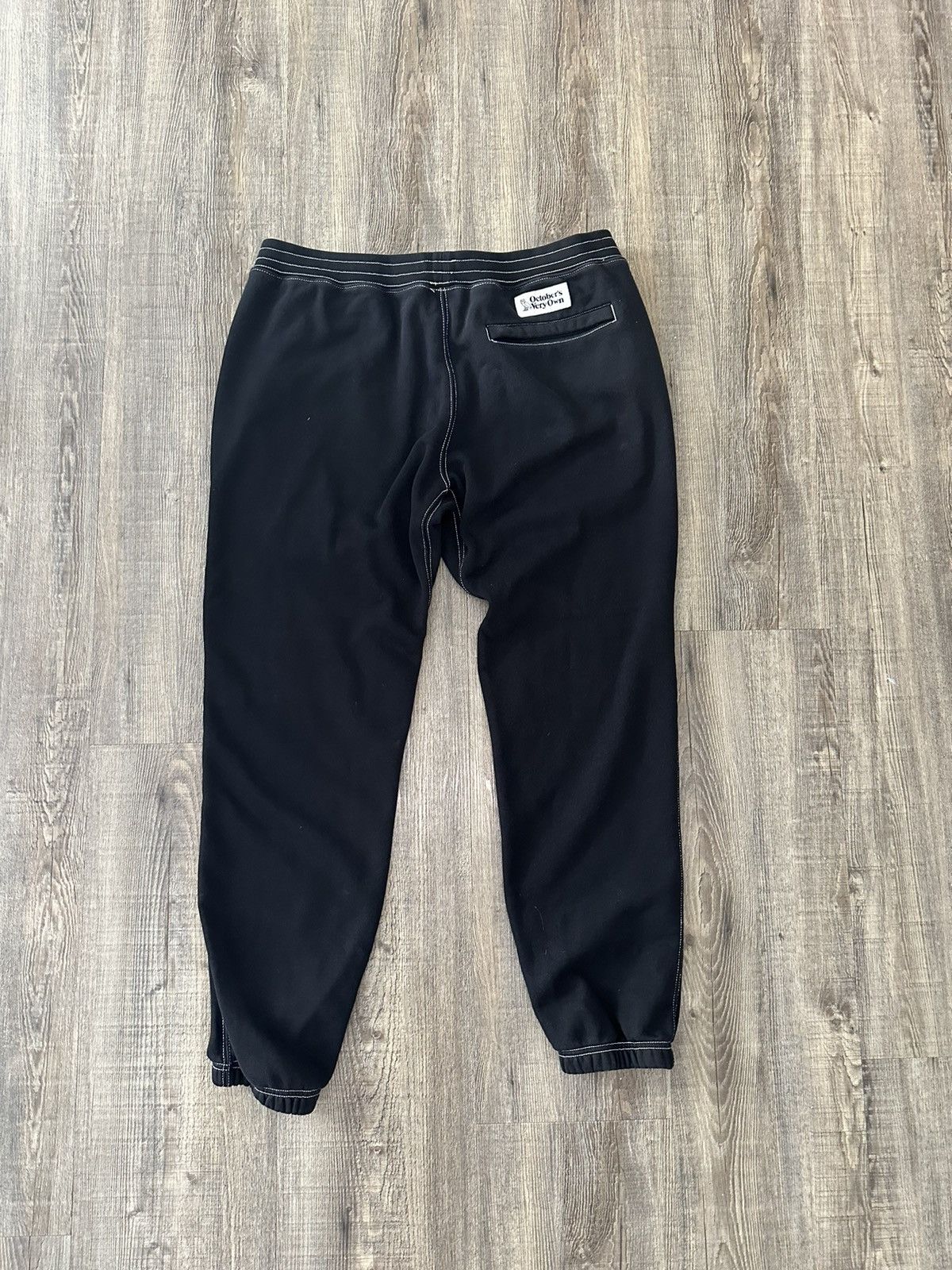 Drake October's Very Own OVO Black Sweatpants Contrast Stitched Size US 36 / EU 52 - 3 Thumbnail
