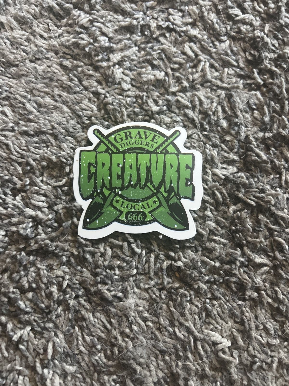 Creature Skateboards Creature Grave Diggers Local 666 Sticker Size ONE SIZE - 1 Thumbnail