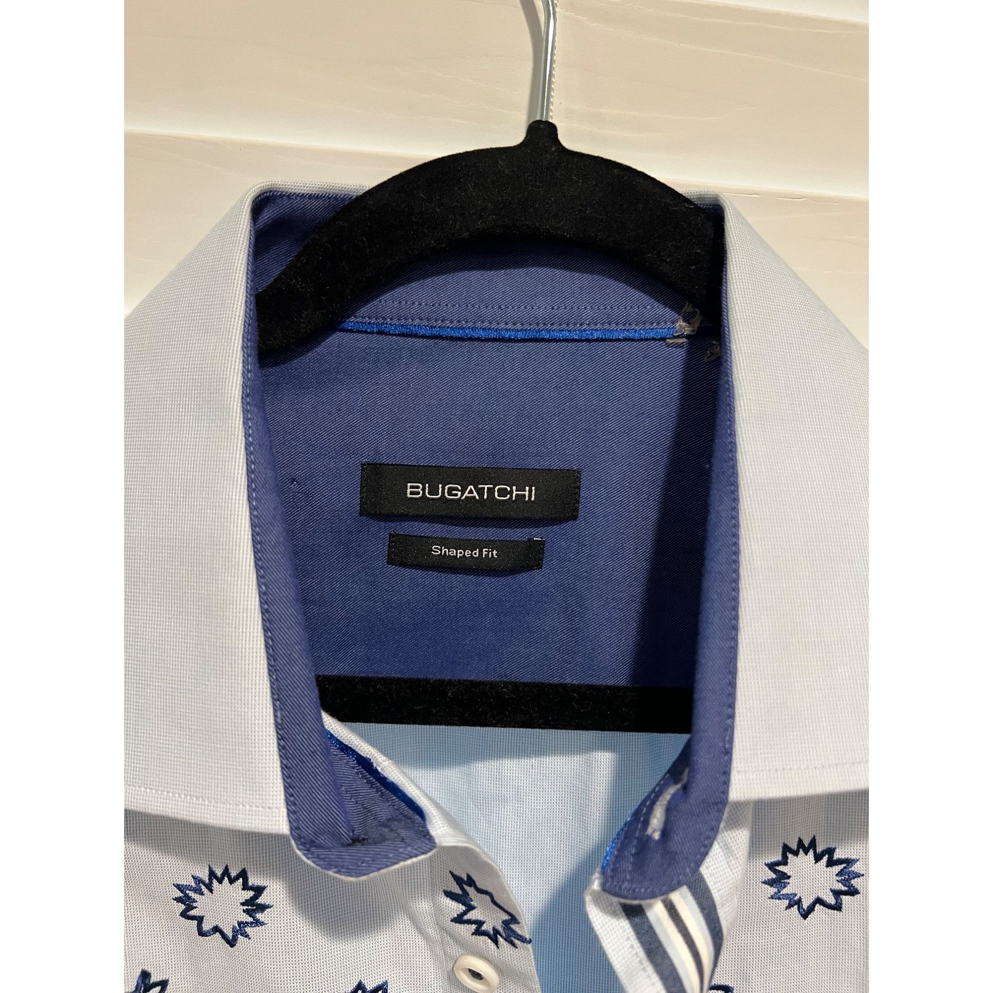 BUGATCHI Bugatchi Stitched Button Up Dress Shirt - Size M Size US M / EU 48-50 / 2 - 3 Thumbnail