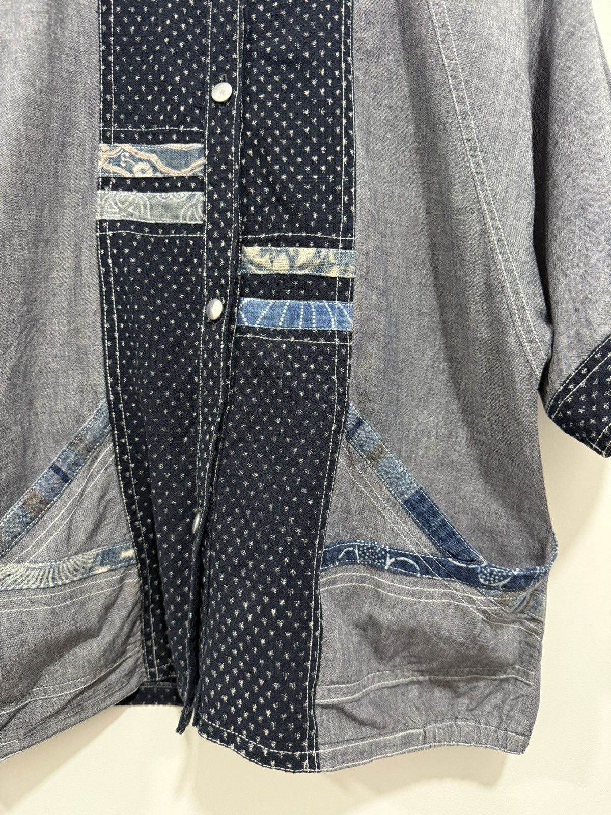 Japanese Brand Japanese Sashiko Handmade Kapital Style Size US L / EU 52-54 / 3 - 7 Thumbnail