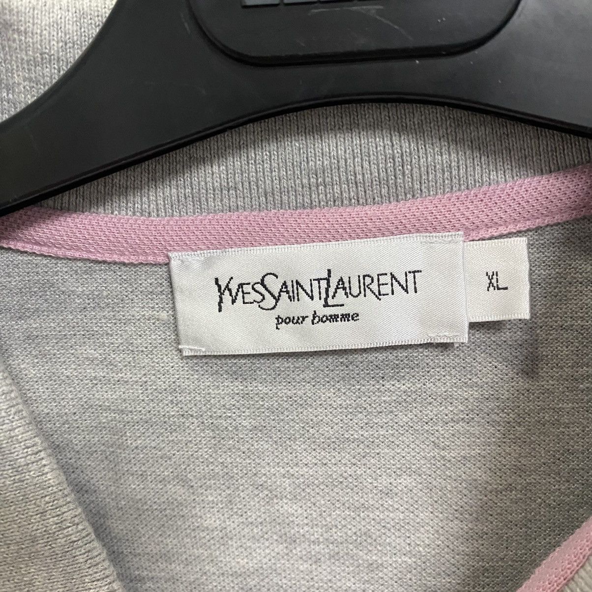 Yves Saint Laurent Vintage Yves Saint Laurent YSL Polo T-Shirt Big Logo Size US XL / EU 56 / 4 - 9 Thumbnail