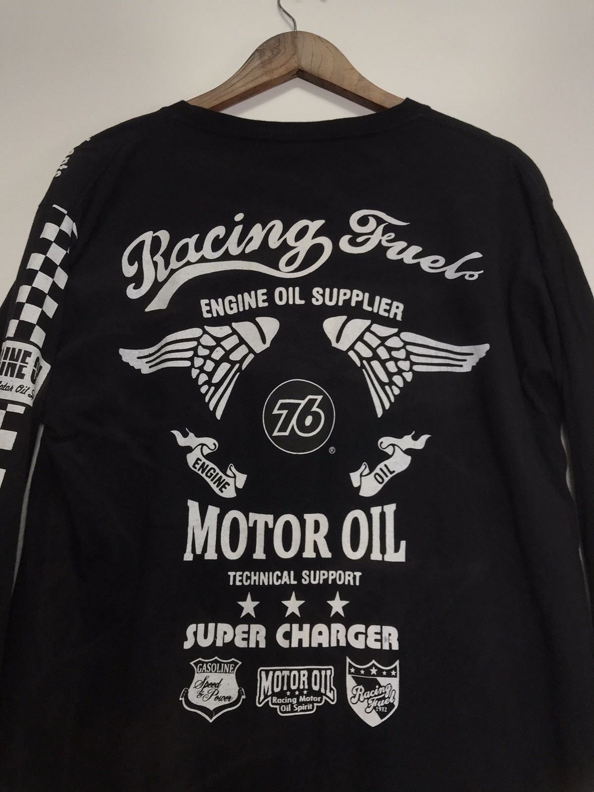 Vintage Vintage 76 Lubricants Racing Shirt Size US L / EU 52-54 / 3 - 10 Thumbnail