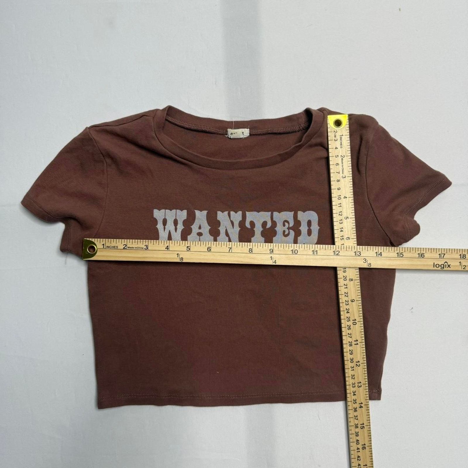 Garage Garage Size Medium Wanted Crop T Shirt Size M / US 6-8 / IT 42-44 - 3 Thumbnail