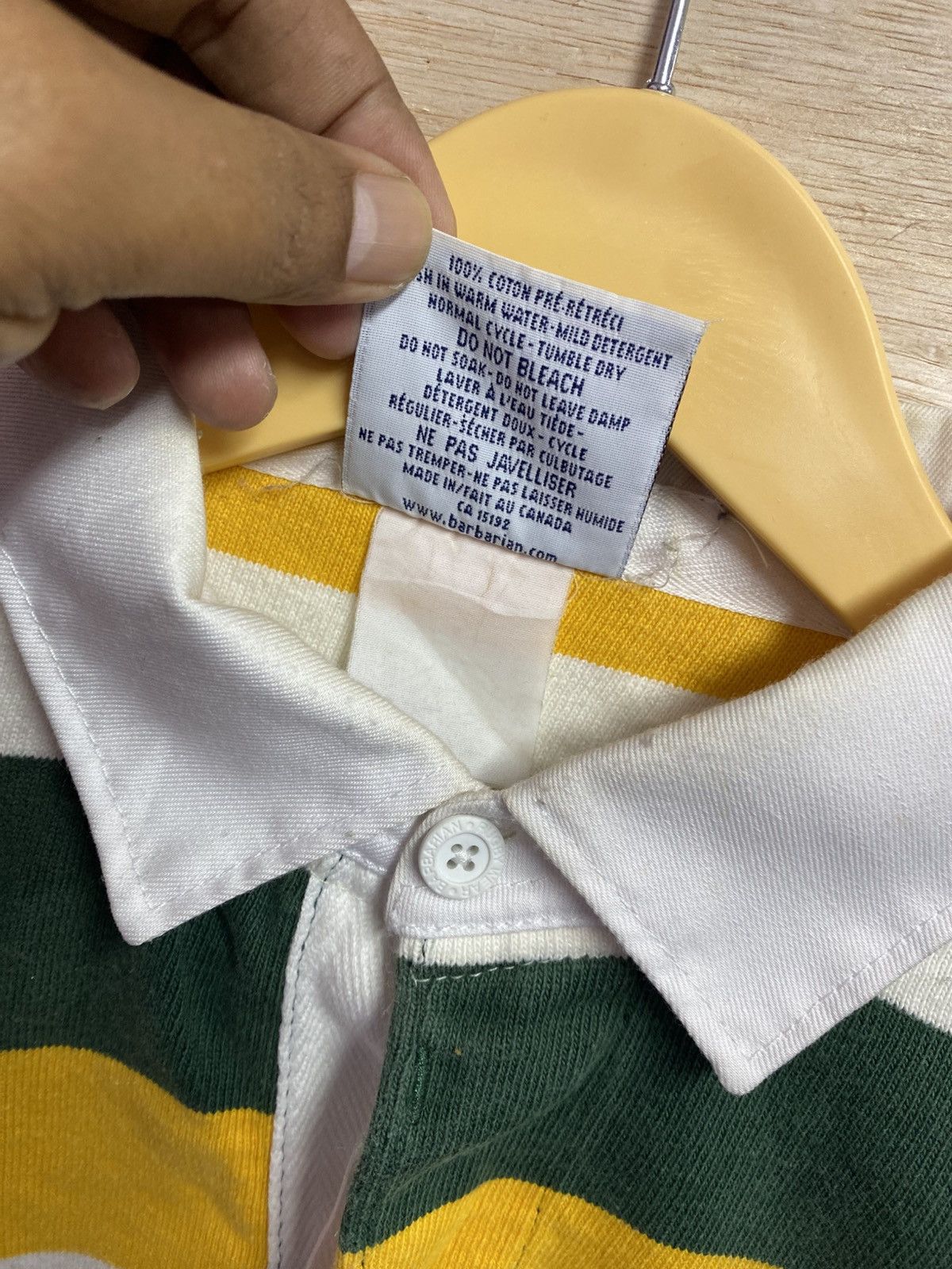 Barbarian Vintage Barbarian Rugby wear polo sweatshirt Size US L / EU 52-54 / 3 - 3 Thumbnail