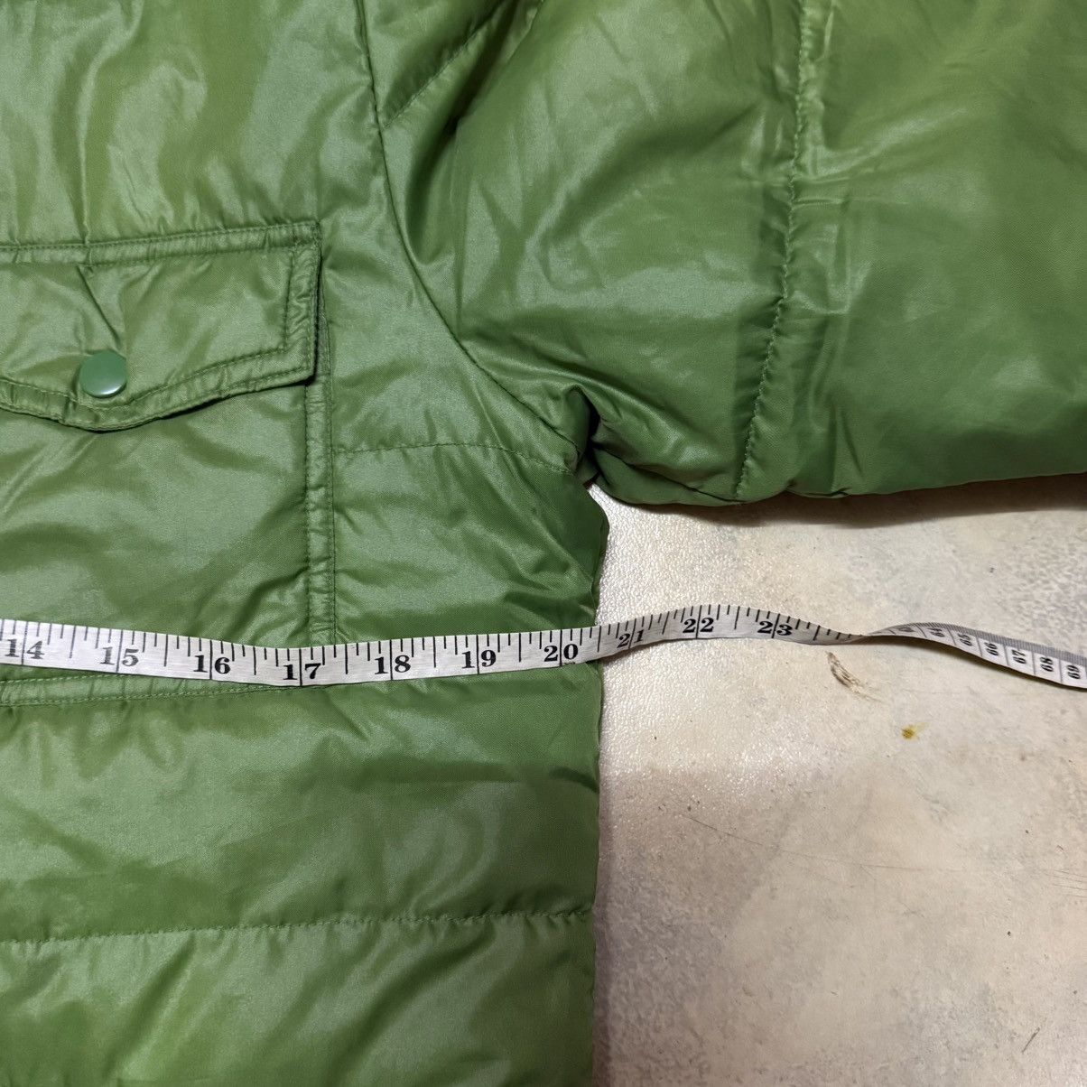 Japanese Brand Japanese Brand Homme Lime Green Puffer Jacket Devil Patches Size US M / EU 48-50 / 2 - 12 Thumbnail