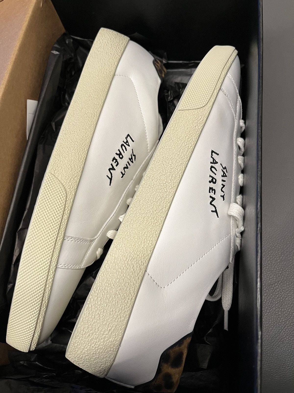 Saint Laurent Paris Super Runway Brand New Saint Laurent Logo Moon Plus Sneaker Size US 11.5 / EU 44-45 - 4 Thumbnail