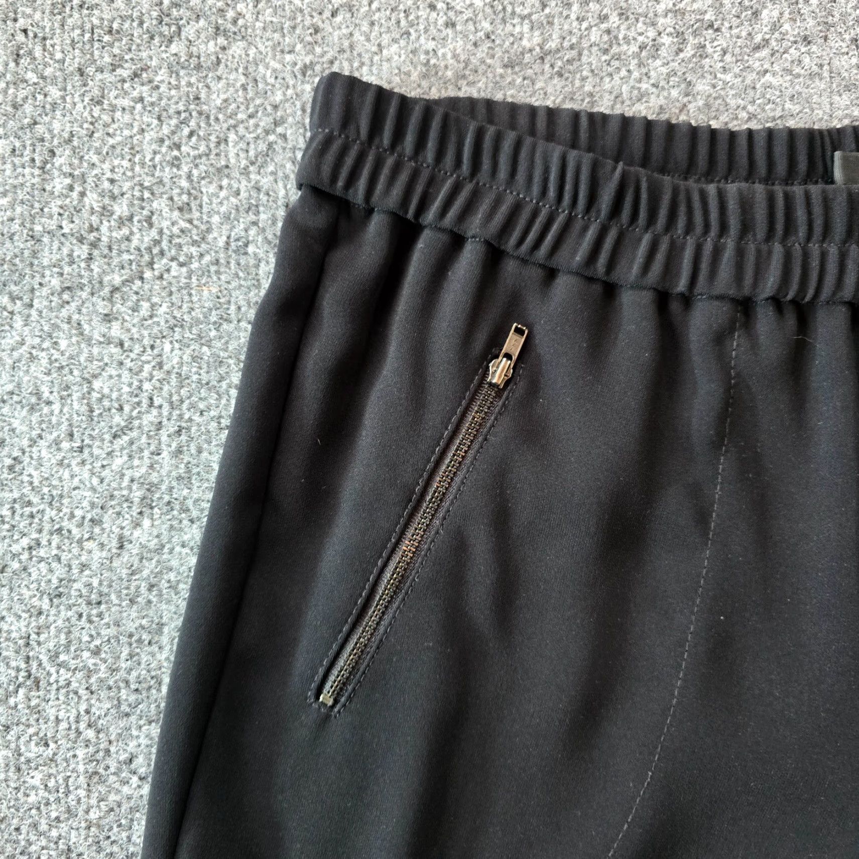 J.Crew J.CREW Pants Womens Size 4 Black Joggers Pockets Pull On Classic Tapered Twill 26.5 In Inseam Casual City Size 27" / US 4 / IT 40 - 3 Thumbnail