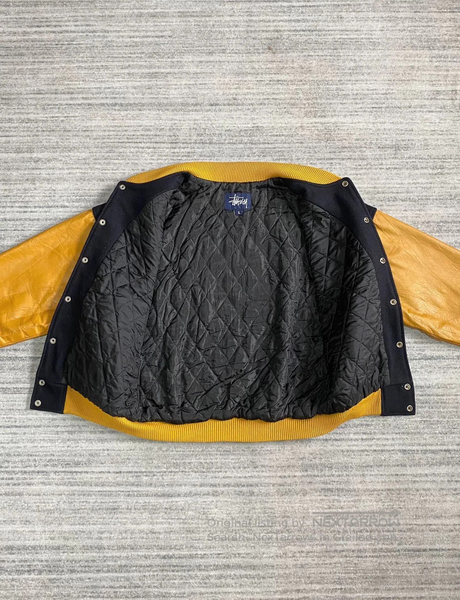 Stussy stussy big 4 vintage baseball jacket. Size US L / EU 52-54 / 3 - 3 Thumbnail