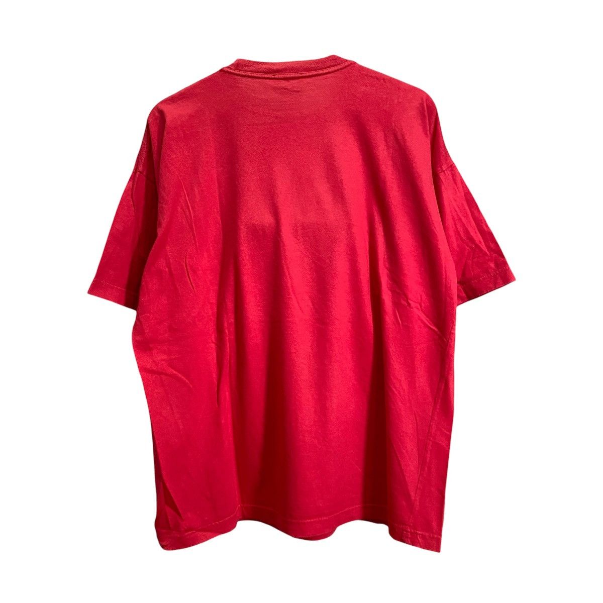 Versace Vintage 90s Versace Sport Spell-Out Logo T-Shirt - Red Size US L / EU 52-54 / 3 - 2 Thumbnail