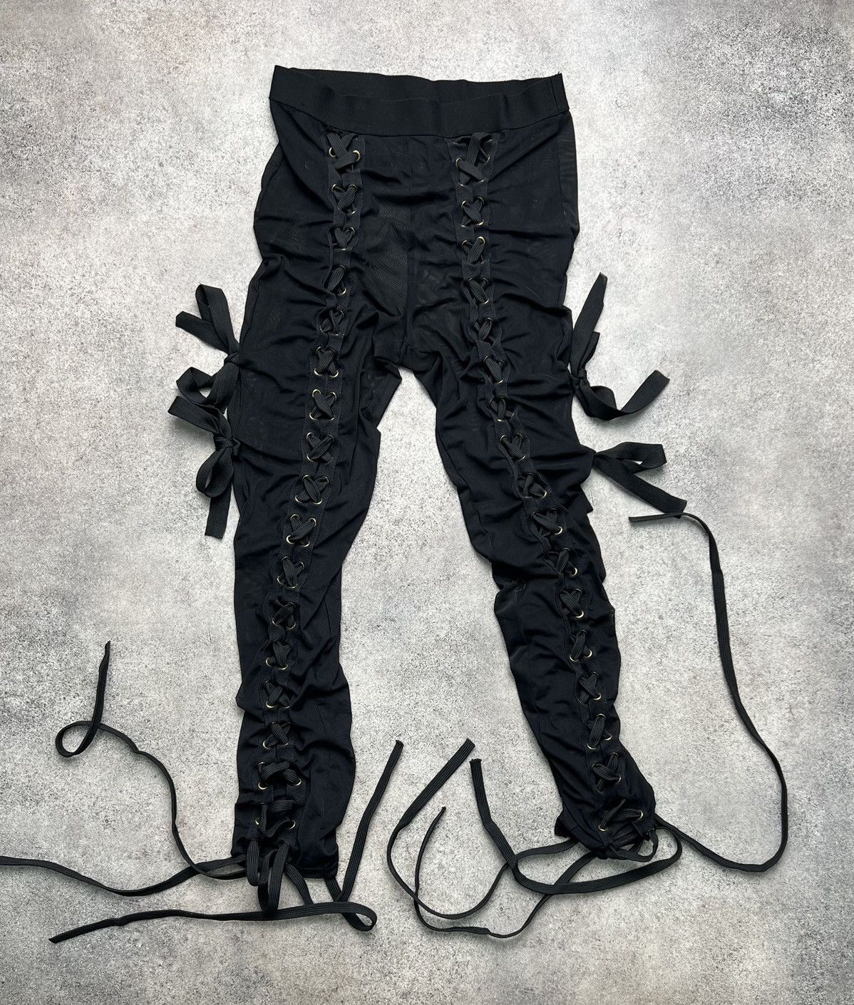 Cop Copine Cop Copine adorable gothic mesh leghings Size 28" / US 6 / IT 42 - 2 Thumbnail