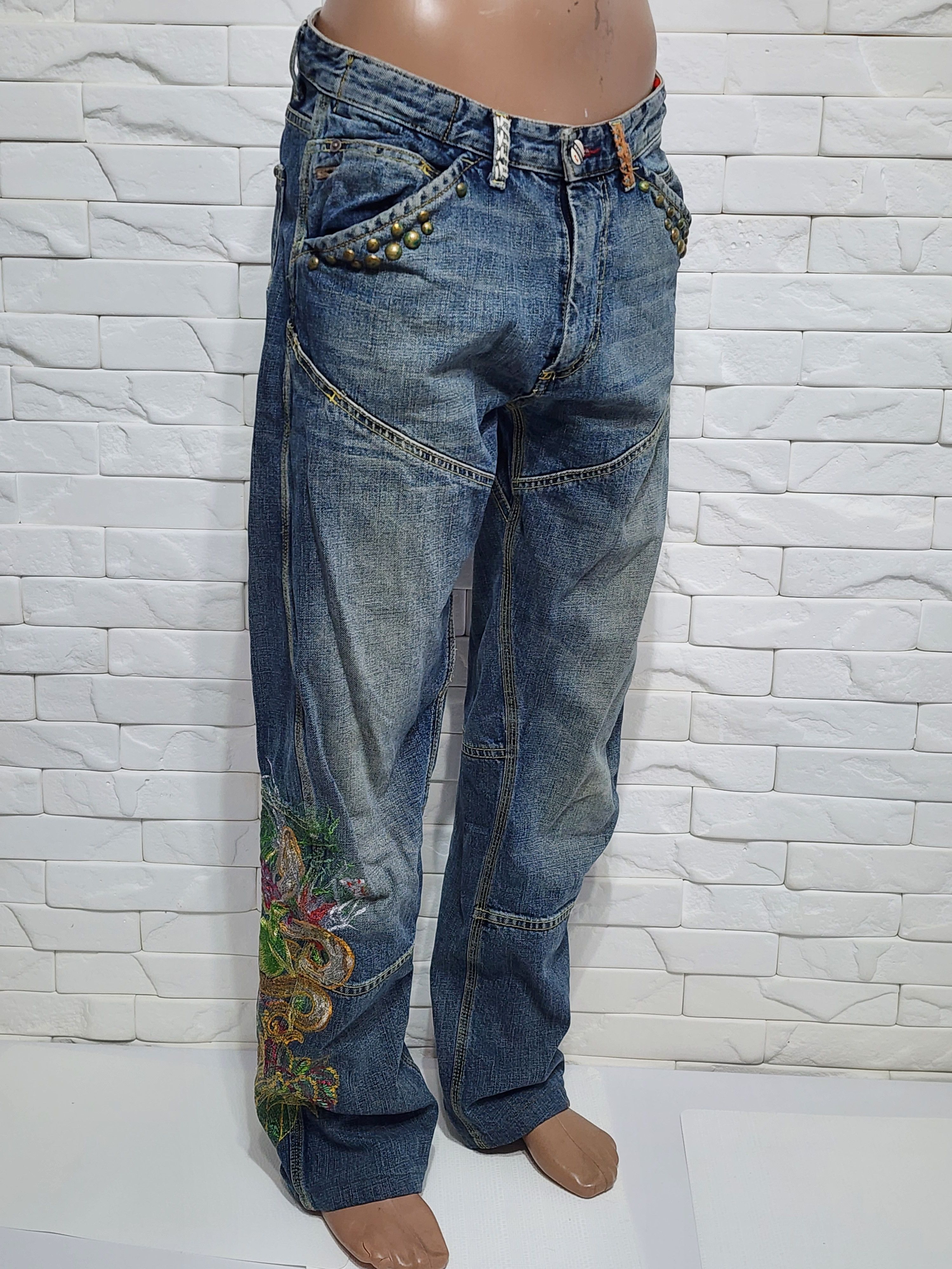 Denim & Co. × Mason's Stylish women's denim pants. Size 32" / US 10 / IT 46 - 3 Thumbnail
