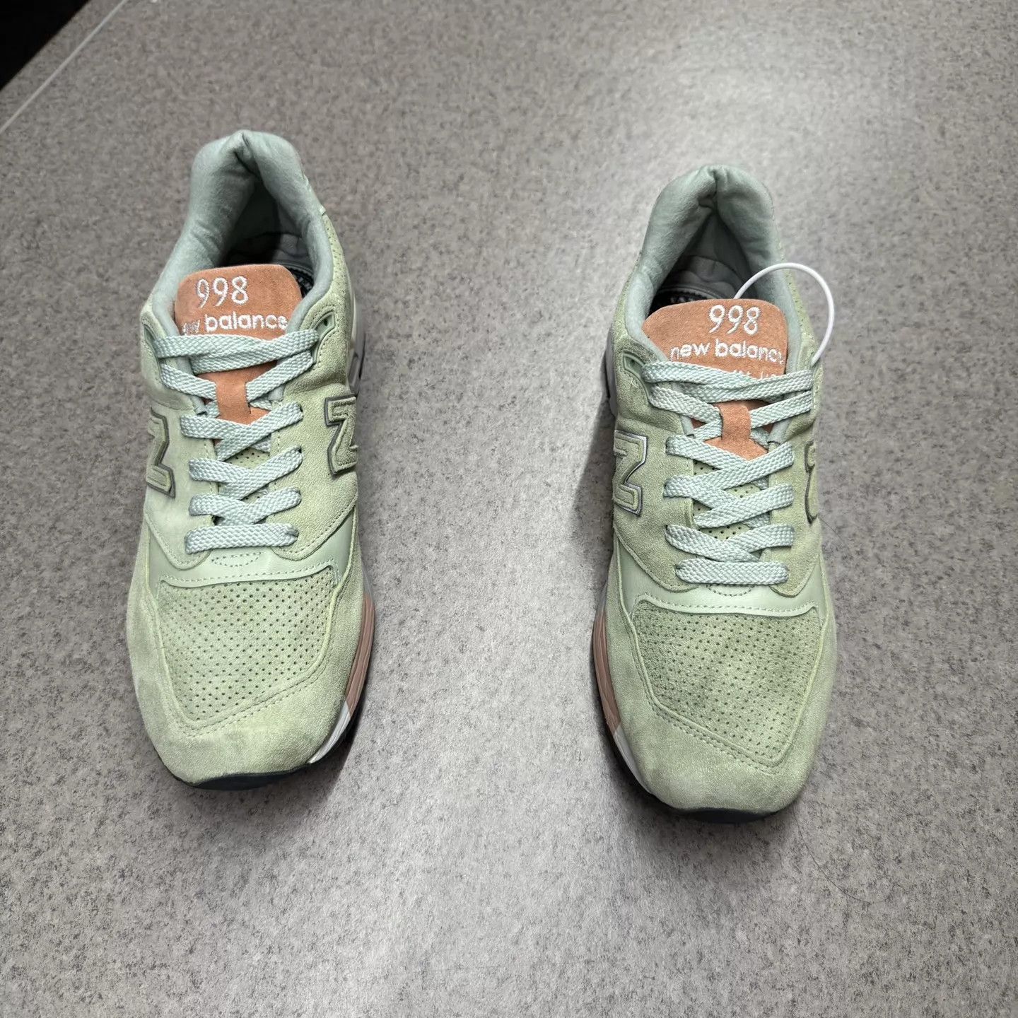 New Balance NB998 Concepts x Tannery Green 46.5 Men's Lightly Used Size US 13 / EU 46 - 8 Thumbnail
