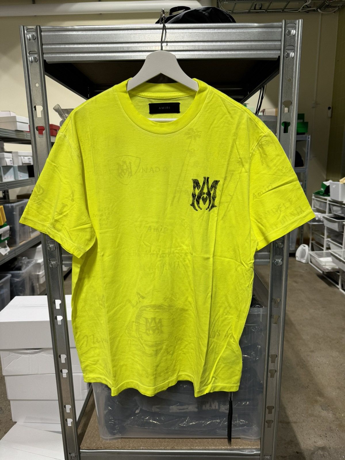 Amiri Amiri MA Stencil Logo T-Shirt NEW 600$ | Grailed