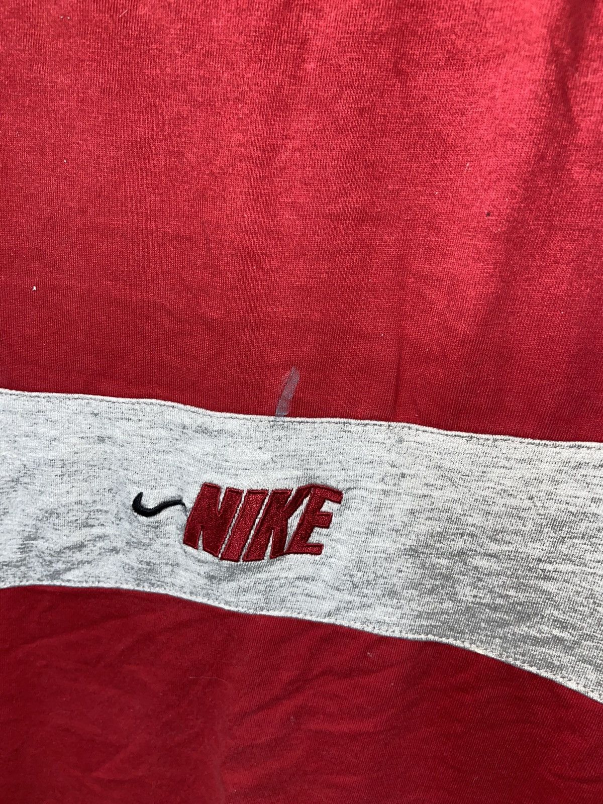 Nike × Vintage NIKE VINTAGE 00s CENTRE LOGO SWOOSH COTTON ADULT SHIRT Size US L / EU 52-54 / 3 - 2 Thumbnail