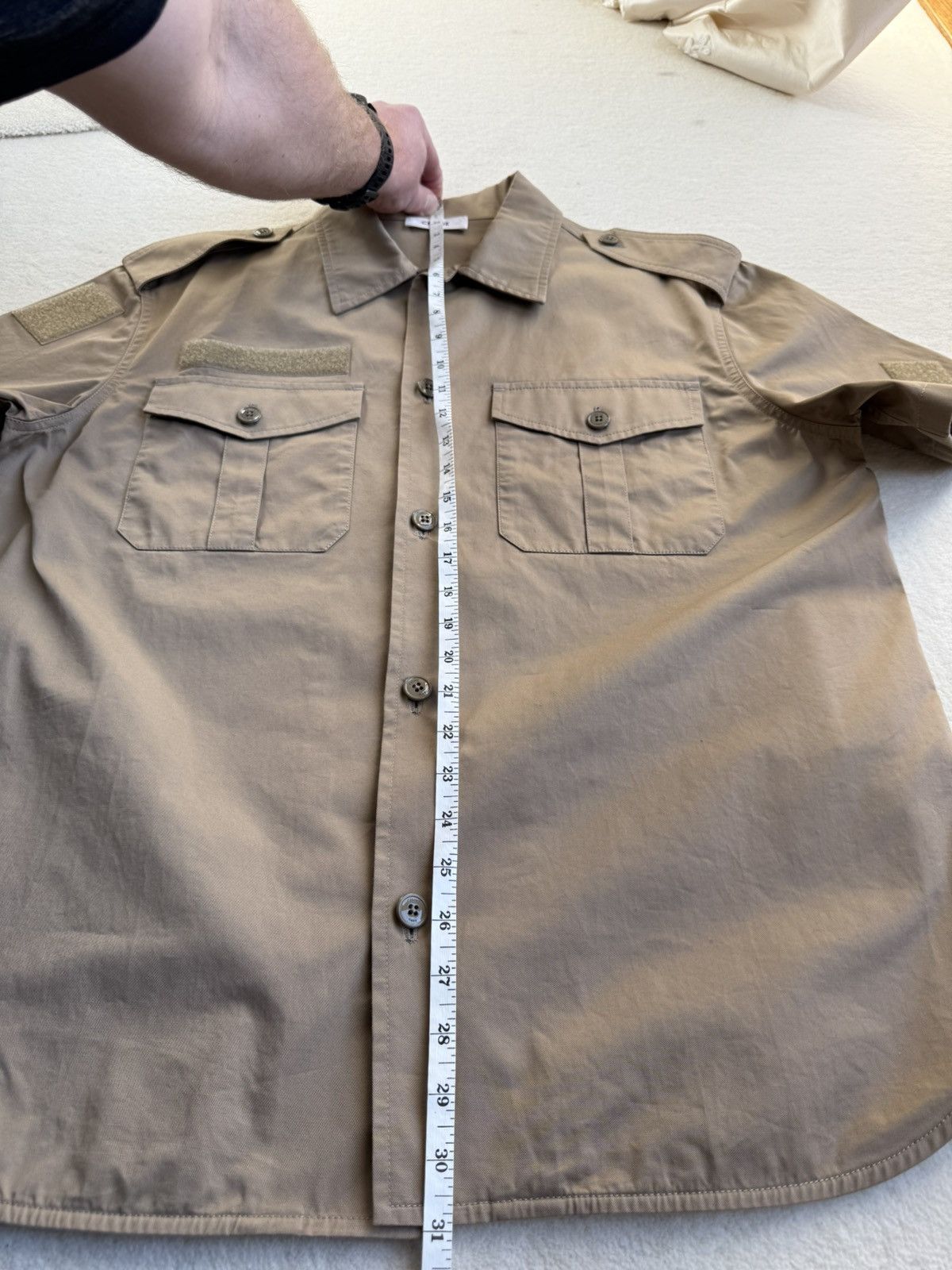 Celine SS23 $990 🤑 Celine military short sleeve shirt Hedi 41 L Size US L / EU 52-54 / 3 - 7 Thumbnail